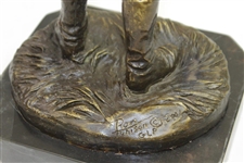A.W. Tillinghast Bronze/Marble Statue by Ron Tunison - Stands Over a Foot Tall - 17lbs!