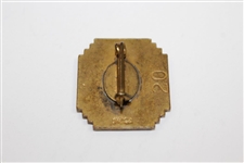 1939 US Amateur at North Shore Country Club Contestant Badge - Bud Ward Winner