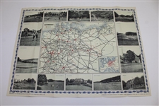 Circa Late 1920's Golf In Germany With Fold-Out Map & Courses Listing Booklet