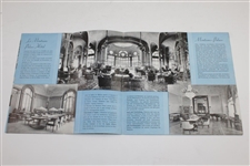 Vintage Switzerland Montreux Palace Booklet with Golf Themed Cover