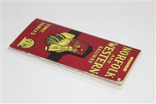 1935 Norfolk & Western Railway Time Tables Booklet - August 26th
