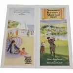 1925 New England the Vacation Land Summer Resort Manual Booklet Listing Golf Clubs & other