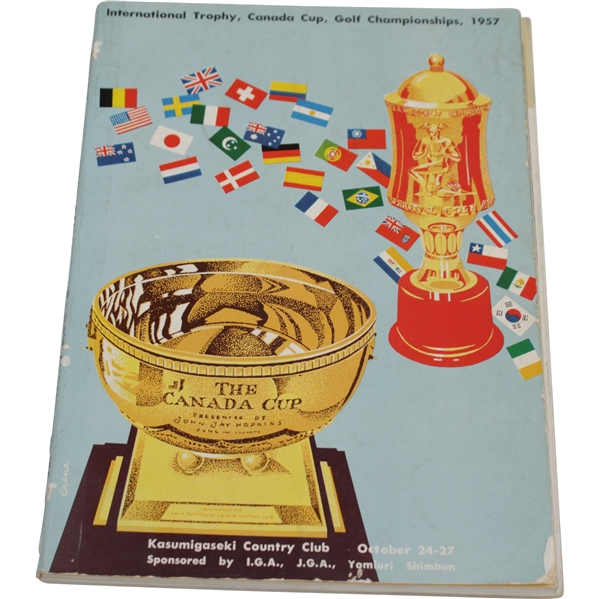 1957 The Canada Cup 'International Trophy' Championships Official Program