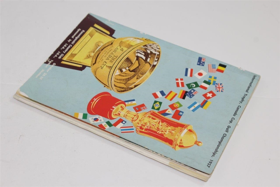 1957 The Canada Cup 'International Trophy' Championships Official Program