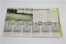 Vintage 'Winning Golf' with Byron Nelson Lesson-Minder Kit Booklets #1-12