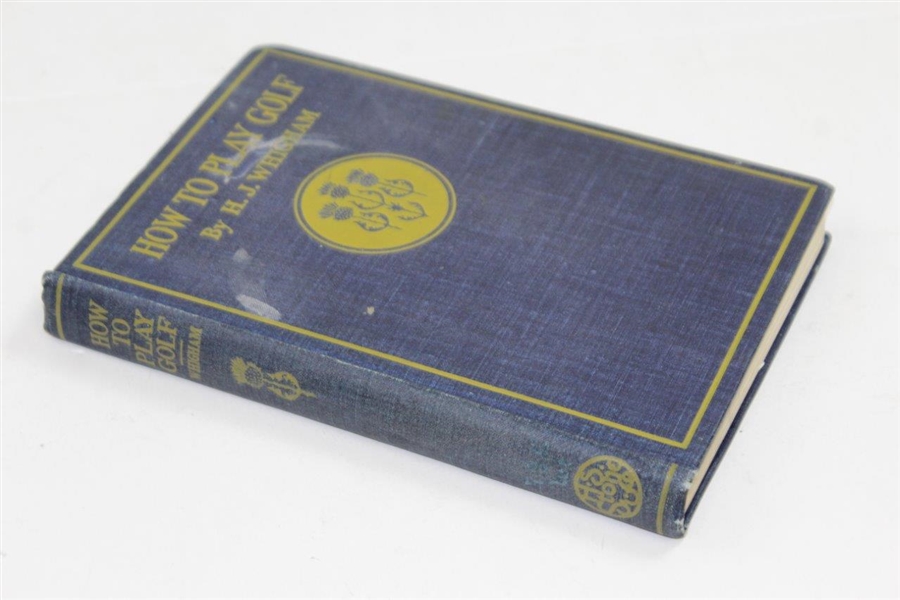 1897 'Hot To Play Golf' Book by H.J. Whigham