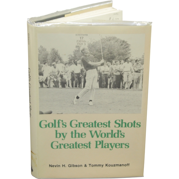 1981 'Golf's Greatest Shots by World's Greatest Players' Book by Gibson & Kouzmanoff