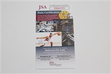 Webb Simpson Signed 2020 US Open at Winged Foot Embroidered White Flag JSA #JJ66335