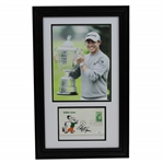 Collin Morikawa Signed Bobby Jones FDC with Photo - Framed JSA #JJ66331