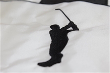 Arnold Palmer Figure Logo Black and White Checkered Flag