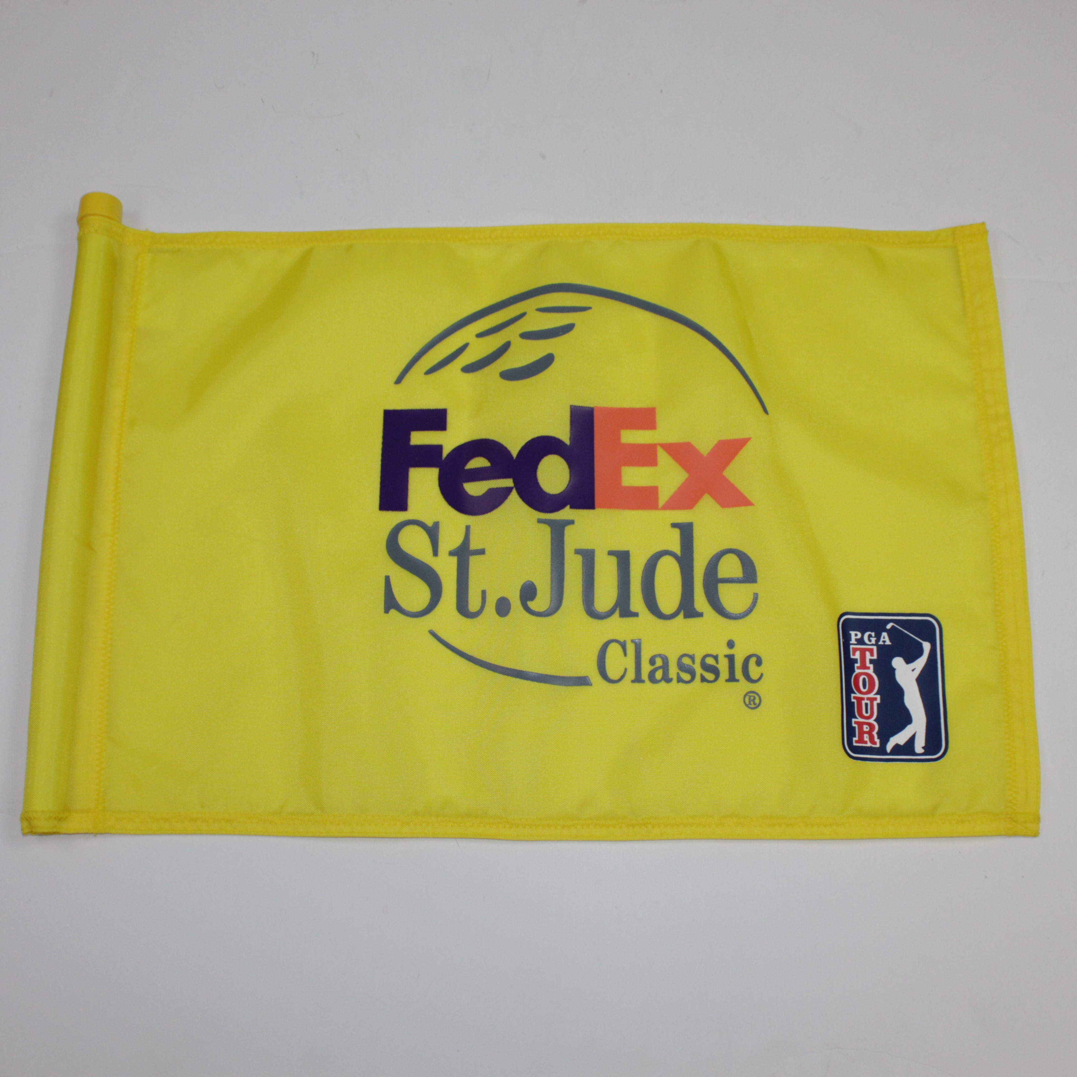 Lot Detail FedEx St. Jude Classic Yellow Course Flown Flag