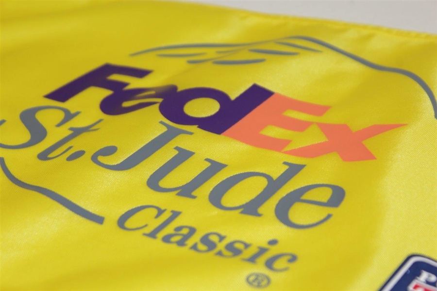 Lot Detail FedEx St. Jude Classic Yellow Course Flown Flag
