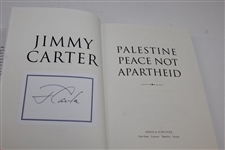 Jimmy Carter Signed 'Palestine Peace Not Apartheid' Book JSA ALOA
