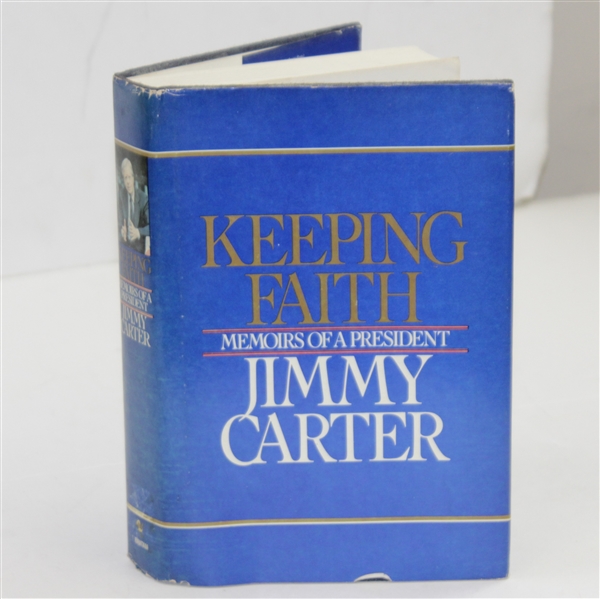 Jimmy Carter Signed Keeping Faith: Memoirs of a President Book JSA ALOA