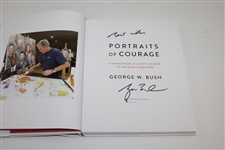 George W. Bush Signed 'Portraits of Courage' Book JSA ALOA
