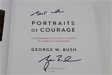 George W. Bush Signed 'Portraits of Courage' Book JSA ALOA