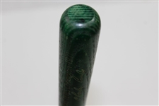 Charles Coody 1971 Masters Champion Green Mini Louisville Slugger Bat