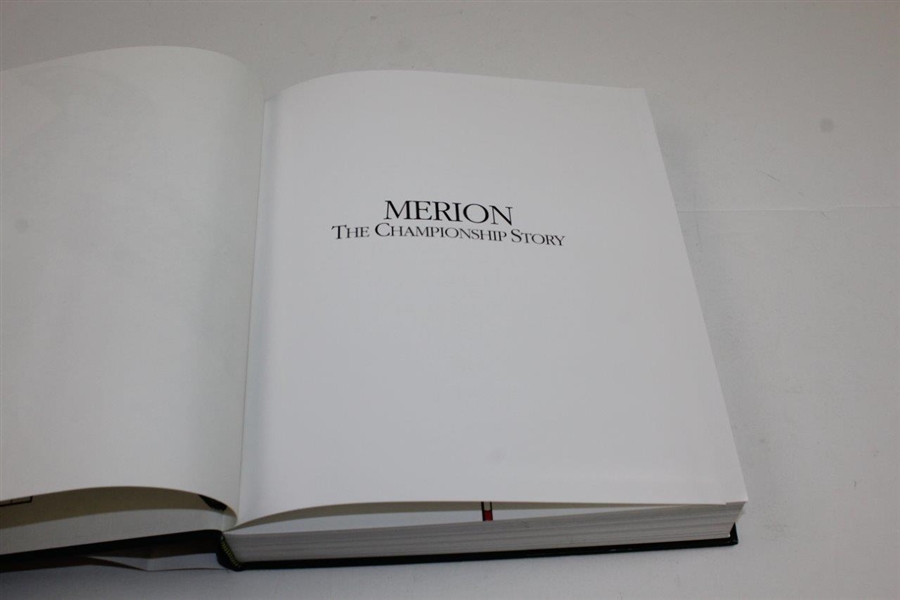 2013 'Merion: The Championship Story' Book by Jeff Silverman