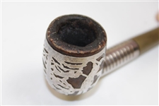 Circa 1920's Silversmith Sterling Silver Tobacco Pipe - 6