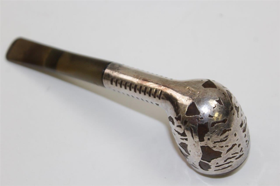 Circa 1920's Silversmith Sterling Silver Tobacco Pipe - 6