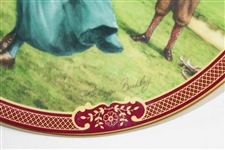 Golfing Collection 'Ladies Day' Ceramic Plate by Royal Worcester - Artist Melvyn Buckley