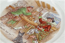 Fondeville Ambassador Ware International Toast Series 'Here's Tae ye!' 8 1/2 Ceramic Plate