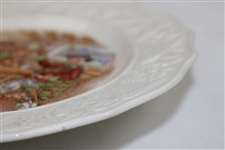 Fondeville Ambassador Ware International Toast Series 'Here's Tae ye!' 8 1/2 Ceramic Plate