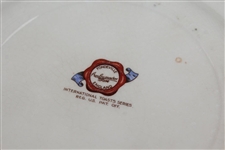 Fondeville Ambassador Ware International Toast Series 'Here's Tae ye!' 8 1/2 Ceramic Plate