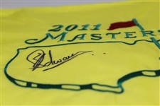 Charl Schwartzel Signed 2011 Masters Embroidered Flag JSA ALOA