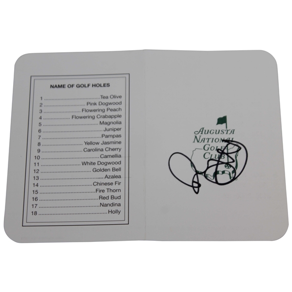 Rory McIlroy Signed Augusta National Golf Club Scorecard JSA ALOA