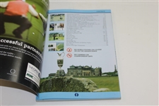 Tiger Woods Signed 2005 The OPEN at St. Andrews Program JSA ALOA