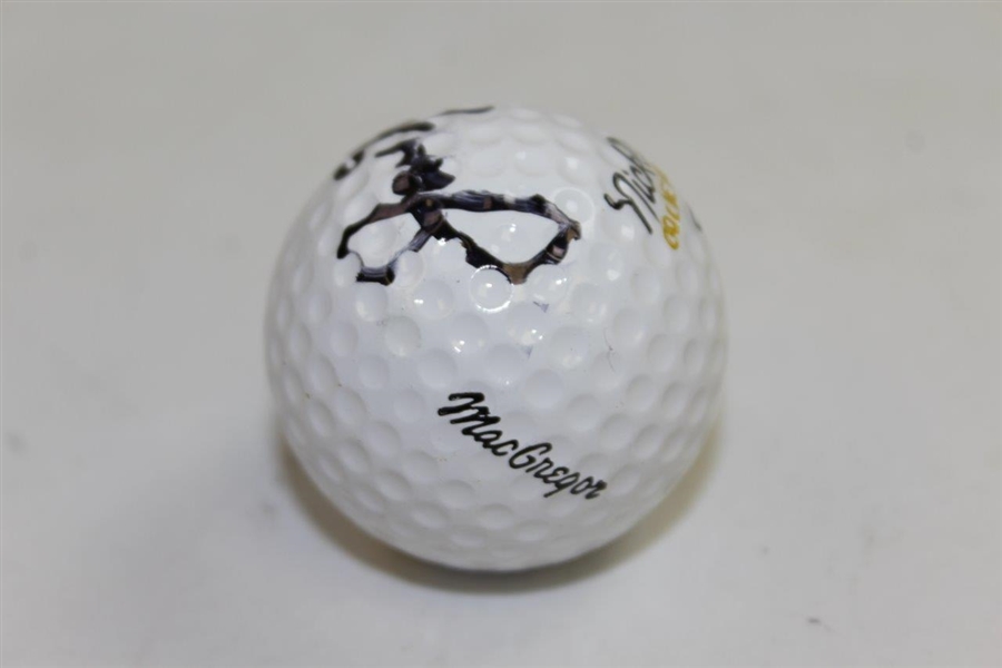 Jack Nicklaus Signed MacGregor Golden Bear Logo Golf Ball JSA ALOA