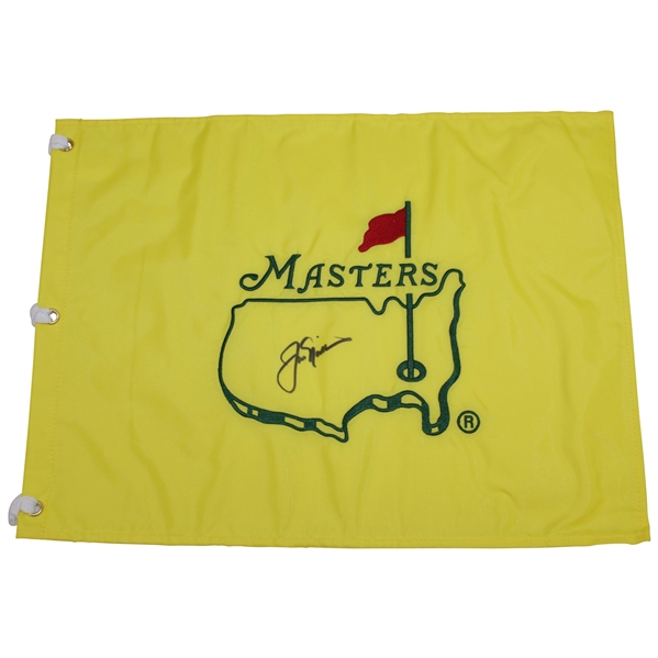 Jack Nicklaus Signed Masters Undated Embroidered Flag JSA ALOA