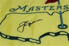 Jack Nicklaus Signed Masters Undated Embroidered Flag JSA ALOA