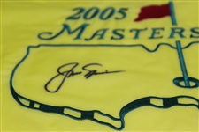 Jack Nicklaus Signed 2005 Masters Embroidered Flag JSA ALOA