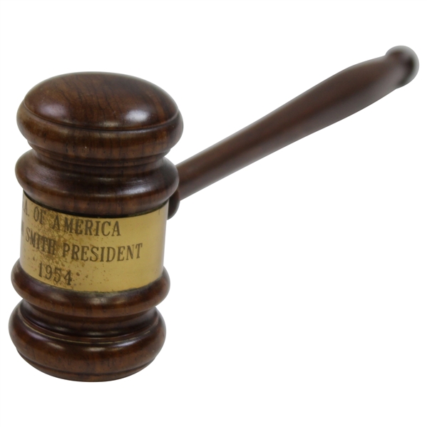 Horton Smiths Personal 1954 PGA of Americas Presidents Gavel