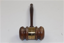 Horton Smith's Personal 1954 PGA of America's President's Gavel