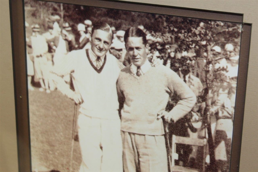 1926 US Amateur at Baltusrol Contestant Badge - George Von Elm Defeats Bobby Jones!