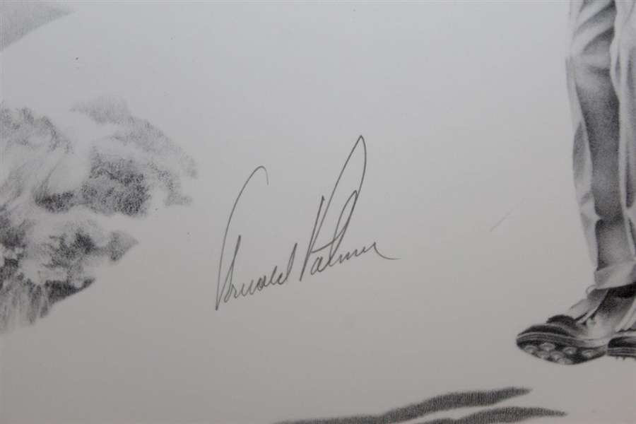 Arnold Palmer Signed 1993 Harold Bluestein Ltd Ed Lithograph The Legend Begins 401/5000 - Framed JSA ALOA