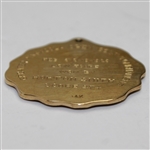 Horton Smith's 1929 Inaugural Greater Pensacola Open Golf Tournament Winner's 14k Gold Medal