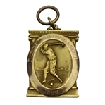Horton Smiths 1929 Florida Open Championship Winners 14k Gold Van Vleck-Ames Medal