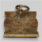 Horton Smith's 1929 Florida Open Championship Winner's 14k Gold 'Van Vleck-Ames' Medal