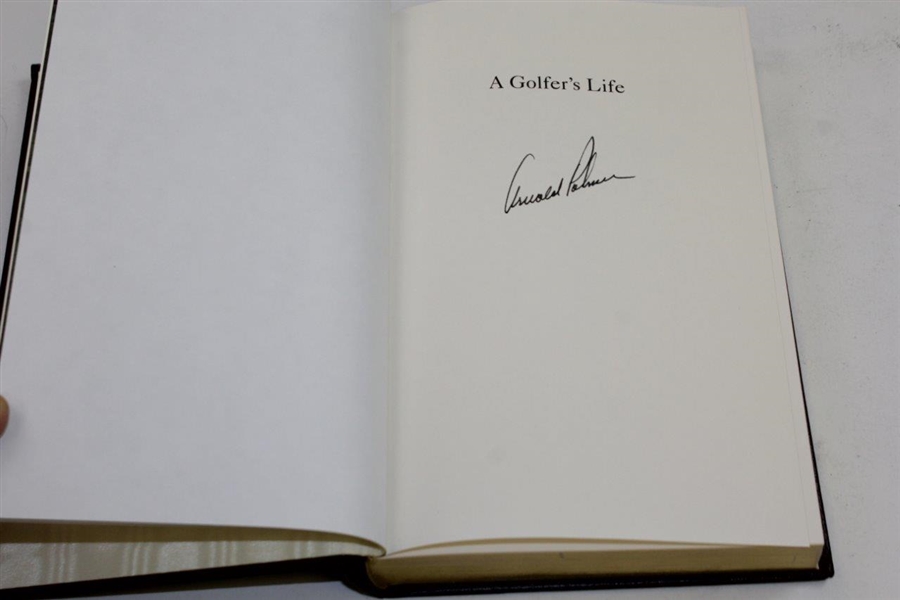 Arnold Palmer Signed Ltd Ed 'A Golfer's Life' Book with James Dodson #227/1000 JSA ALOA