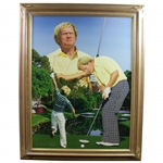 Jack Nicklaus Signed Danny Day Artists Proof 8/25 Giclee on Canvas Painting-Deluxe Frame JSA ALOA