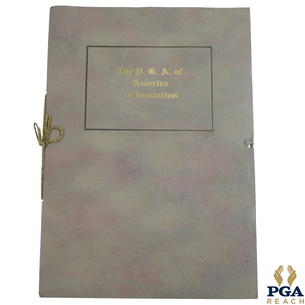 The PGA of America an Invitation Booklet from State of Ohio & City of Columbus, Chambers, & other