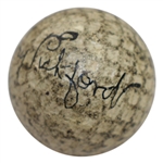 Mary Pickford 1920's Film Star & Riviera Signed Vintage Mesh Pattern Golf Ball JSA ALOA