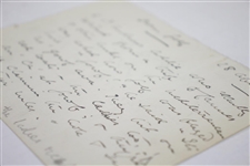 1893 Handwritten Notecard Containing St Andrews Caddie on How Golf Was Played - April 28th