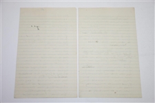 1893 Handwritten Letter Regarding Cannes Golf Club Ruling - 5 Pages - April 10th