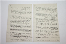 1893 Handwritten Letter Regarding Cannes Golf Club Ruling - 5 Pages - April 10th