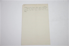 1893 Handwritten Letter Regarding Cannes Golf Club Ruling - 5 Pages - April 10th
